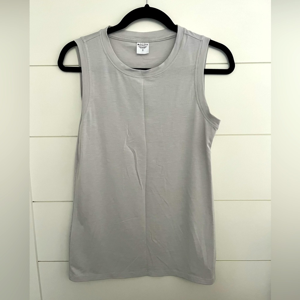 Athleta Vital Tank 2.0 in Light Grey Heather